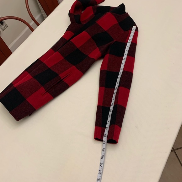 Talbots wool coat red and black plaid size S - Picture 13 of 15